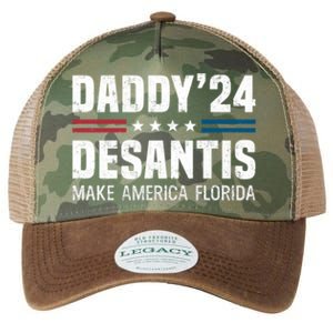 Daddy DeSantis 2024 Make America Florida Legacy Tie Dye Trucker Hat