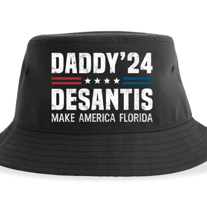 Daddy DeSantis 2024 Make America Florida Sustainable Bucket Hat