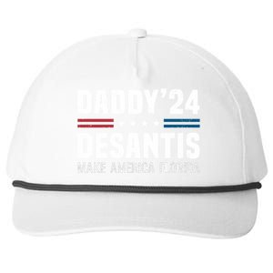 Daddy DeSantis 2024 Make America Florida Snapback Five-Panel Rope Hat