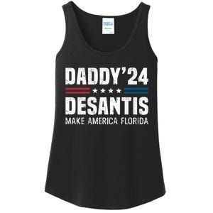 Daddy DeSantis 2024 Make America Florida Ladies Essential Tank