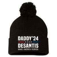 Daddy DeSantis 2024 Make America Florida Pom Pom 12in Knit Beanie