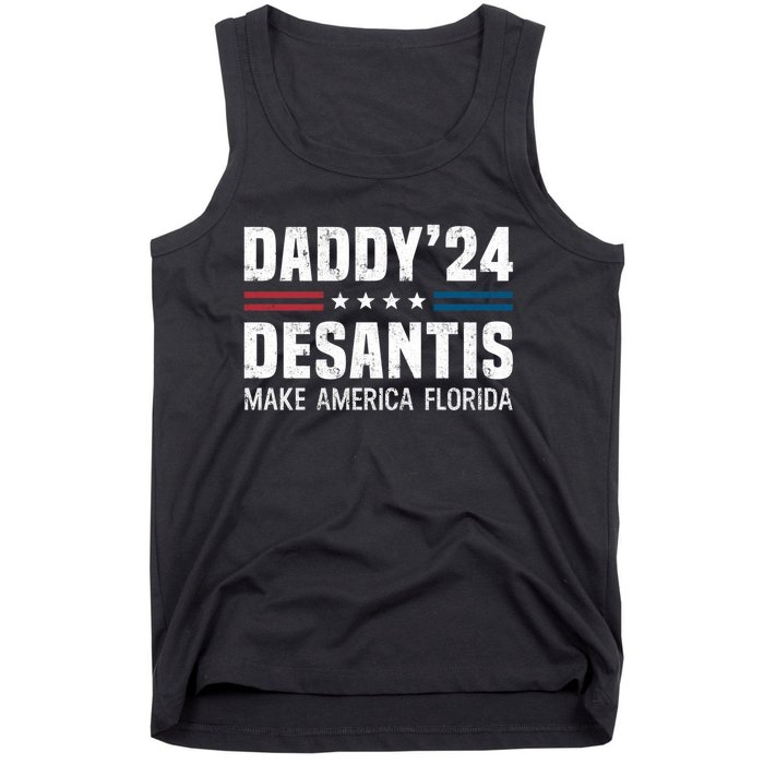 Daddy DeSantis 2024 Make America Florida Tank Top