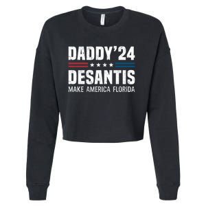 Daddy DeSantis 2024 Make America Florida Cropped Pullover Crew