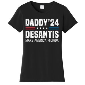 Daddy DeSantis 2024 Make America Florida Women's T-Shirt