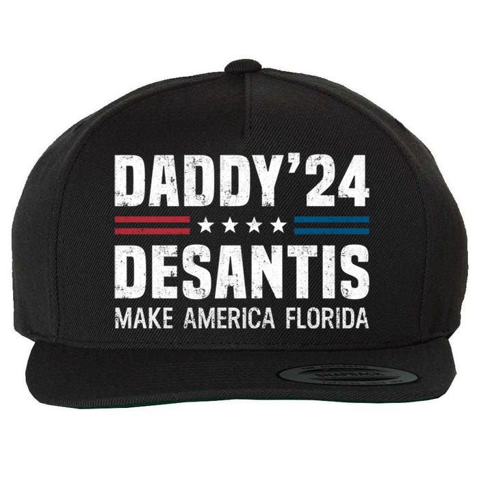 Daddy DeSantis 2024 Make America Florida Wool Snapback Cap