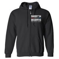 Daddy DeSantis 2024 Make America Florida Full Zip Hoodie