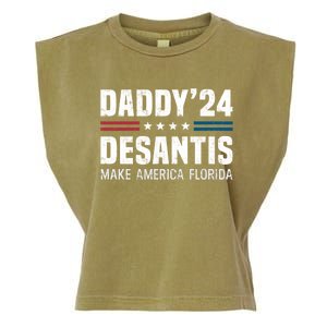 Daddy DeSantis 2024 Make America Florida Garment-Dyed Women's Muscle Tee