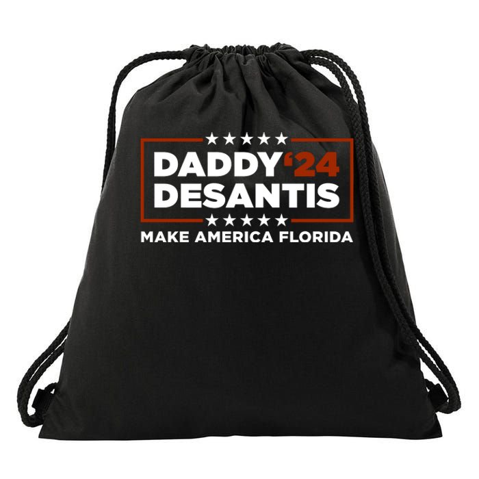 Daddy DeSantis 2024 Make America Florida Drawstring Bag