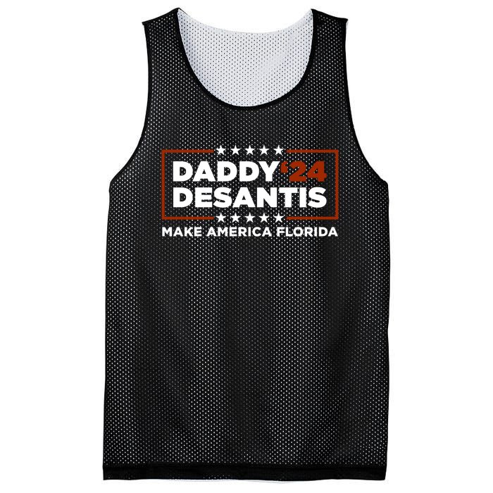 Daddy DeSantis 2024 Make America Florida Mesh Reversible Basketball Jersey Tank