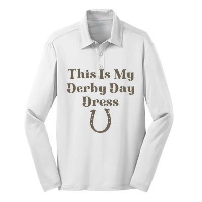 Derby Day 2023 This Is My Derby Day Dress Horse Racing Silk Touch Performance Long Sleeve Polo