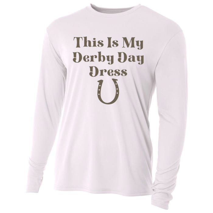 Derby Day 2023 This Is My Derby Day Dress Horse Racing Cooling Performance Long Sleeve Crew