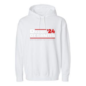 Daddy DeSantis 2024 Make America Florida Garment-Dyed Fleece Hoodie