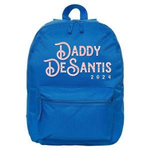 Daddy Desantis 2024 Retro Make America Florida Election Cute Gift 16 in Basic Backpack