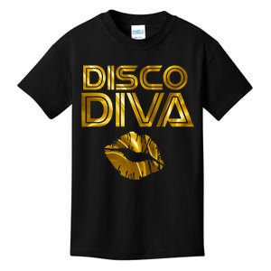 Disco Diva 60s 70s 80s Costume Party Wear Outfit Kids T-Shirt