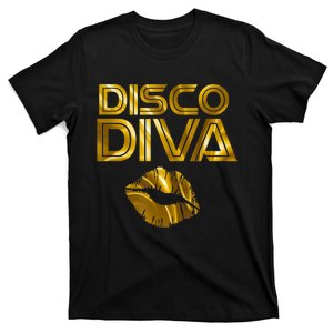 Disco Diva | 60s 70s 80s Costume Party Wear Outfit Tshirt T-Shirt