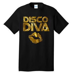 Disco Diva | 60s 70s 80s Costume Party Wear Outfit Tshirt Tall T-Shirt