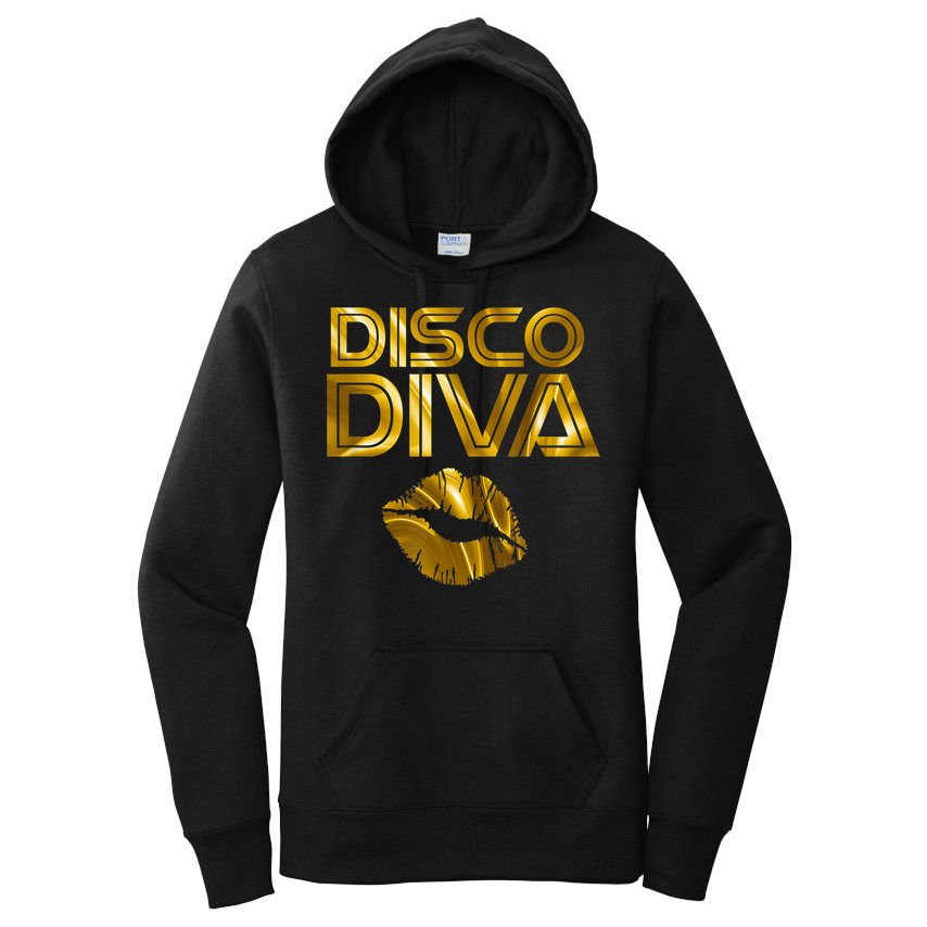 Disco Diva | 60s 70s 80s Costume Party Wear Outfit Tshirt Women's Pullover Hoodie