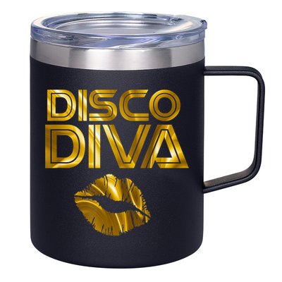 Disco Diva | 60s 70s 80s Costume Party Wear Outfit Tshirt 12oz Stainless Steel Coffee Mug