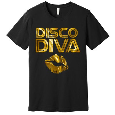 Disco Diva | 60s 70s 80s Costume Party Wear Outfit Tshirt Premium T-Shirt