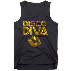 Disco Diva | 60s 70s 80s Costume Party Wear Outfit Tshirt Tank Top