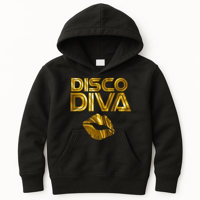 Disco Diva | 60s 70s 80s Costume Party Wear Outfit Tshirt Kids Hoodie