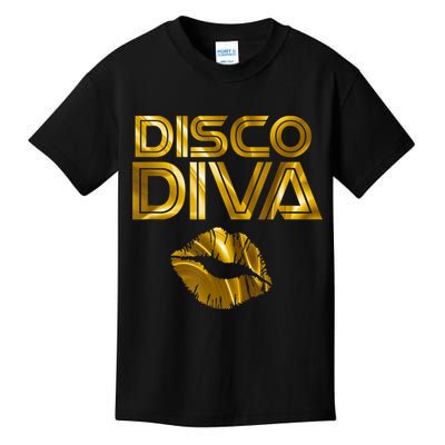 Disco Diva | 60s 70s 80s Costume Party Wear Outfit Tshirt Kids T-Shirt