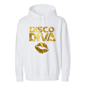 Disco Diva | 60s 70s 80s Costume Party Wear Outfit Tshirt Garment-Dyed Fleece Hoodie