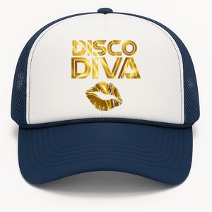 Disco Diva 60s 70s 80s Costume Party Wear Outfit Trucker Hat