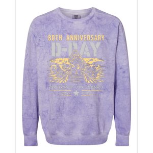 D Day 80th AnniversaryD Day 80th Anniversary Colorblast Crewneck Sweatshirt