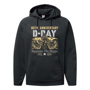 D Day 80th AnniversaryD Day 80th Anniversary Performance Fleece Hoodie