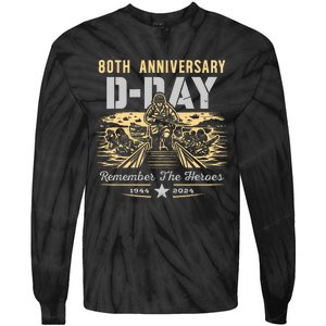 D Day 80th AnniversaryD Day 80th Anniversary Tie-Dye Long Sleeve Shirt