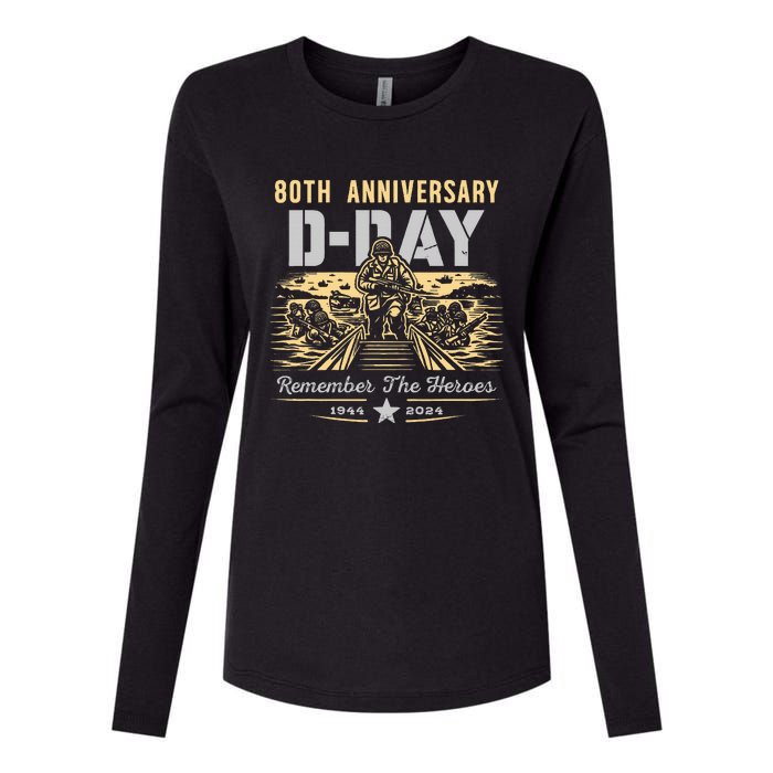 D Day 80th AnniversaryD Day 80th Anniversary Flag Womens Cotton Relaxed Long Sleeve T-Shirt