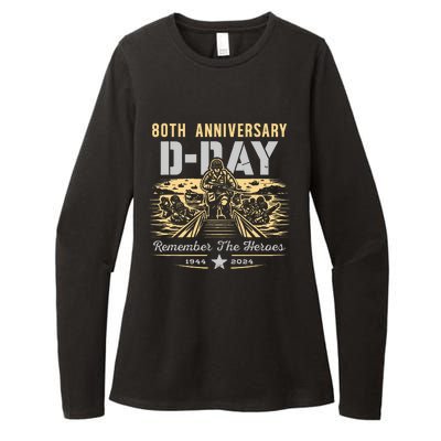 D Day 80th AnniversaryD Day 80th Anniversary Flag Womens CVC Long Sleeve Shirt