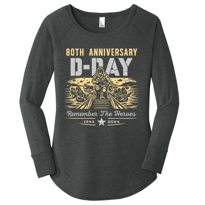 D Day 80th AnniversaryD Day 80th Anniversary Flag Women's Perfect Tri Tunic Long Sleeve Shirt