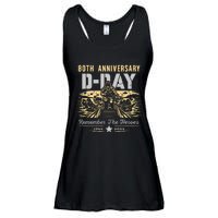 D Day 80th AnniversaryD Day 80th Anniversary Flag Ladies Essential Flowy Tank