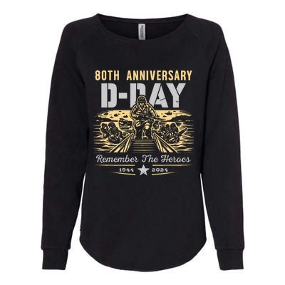 D Day 80th AnniversaryD Day 80th Anniversary Flag Womens California Wash Sweatshirt