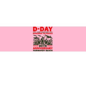 D Day 80th AnniversaryD Day 80th Anniversary Flag Bumper Sticker