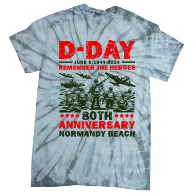 D Day 80th AnniversaryD Day 80th Anniversary Flag Tie-Dye T-Shirt