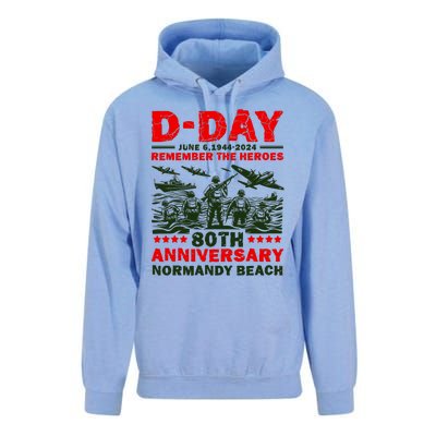 D Day 80th AnniversaryD Day 80th Anniversary Flag Unisex Surf Hoodie