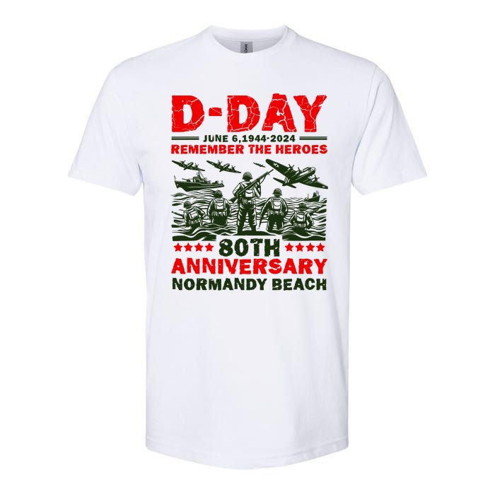 D Day 80th AnniversaryD Day 80th Anniversary Flag Softstyle CVC T-Shirt