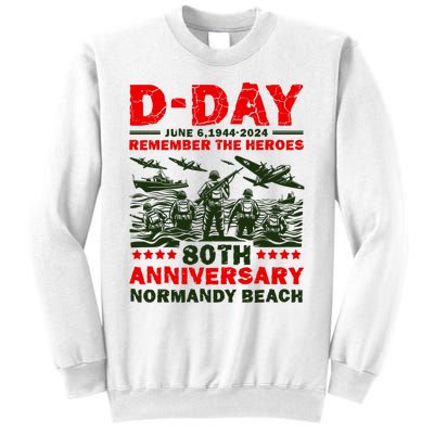 D Day 80th AnniversaryD Day 80th Anniversary Flag Sweatshirt