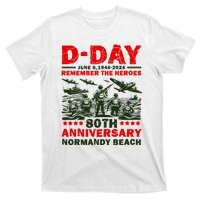 D Day 80th AnniversaryD Day 80th Anniversary Flag T-Shirt