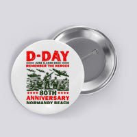 D Day 80th AnniversaryD Day 80th Anniversary Flag Button