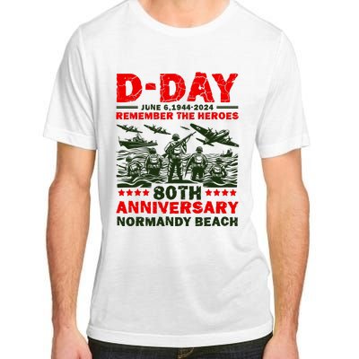 D Day 80th AnniversaryD Day 80th Anniversary Flag Adult ChromaSoft Performance T-Shirt