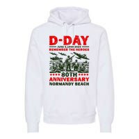 D Day 80th AnniversaryD Day 80th Anniversary Flag Premium Hoodie