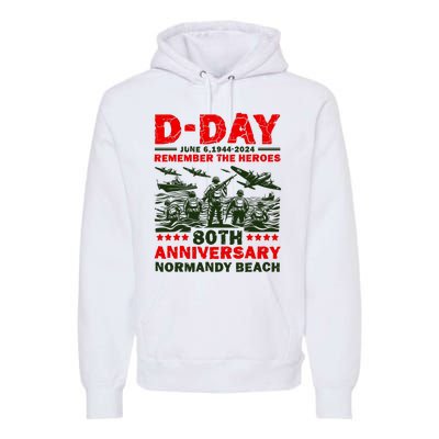 D Day 80th AnniversaryD Day 80th Anniversary Flag Premium Hoodie