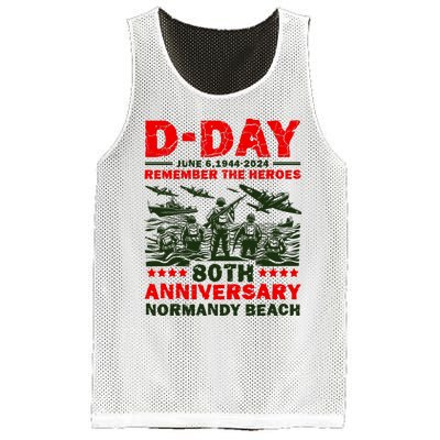 D Day 80th AnniversaryD Day 80th Anniversary Flag Mesh Reversible Basketball Jersey Tank