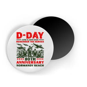 D Day 80th AnniversaryD Day 80th Anniversary Flag Magnet