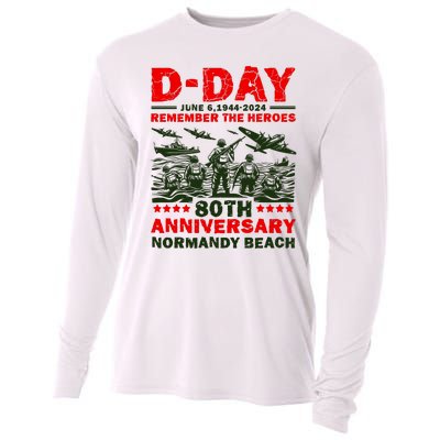 D Day 80th AnniversaryD Day 80th Anniversary Flag Cooling Performance Long Sleeve Crew