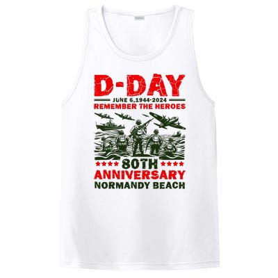 D Day 80th AnniversaryD Day 80th Anniversary Flag PosiCharge Competitor Tank